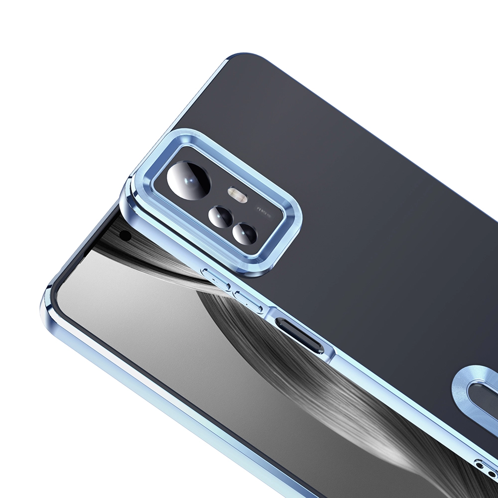 Xiaomi Uyumlu  Redmi Note 12S Kılıf Kamera Korumalı Logo Gösteren Zore Omega Kapak