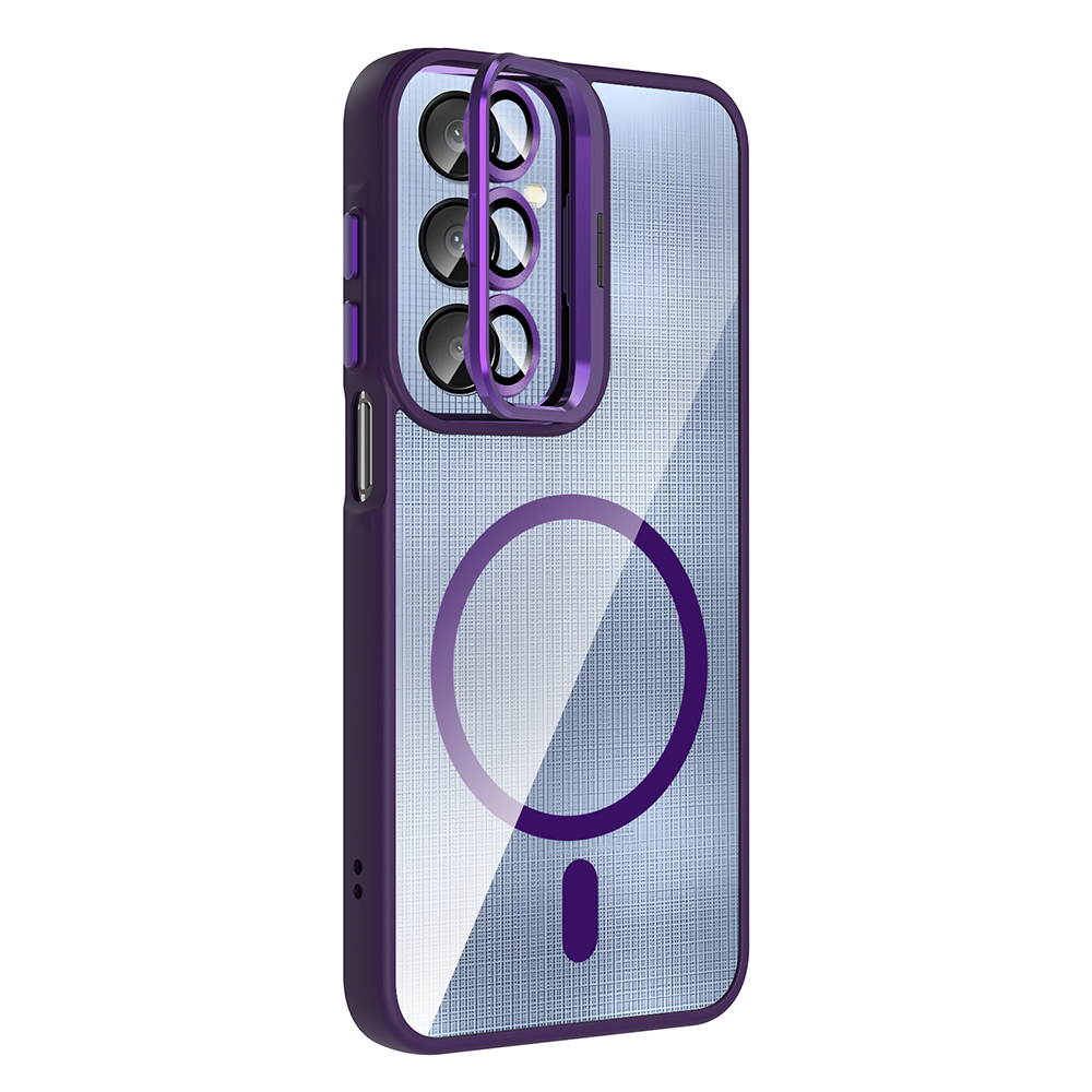 Galaxy%20Uyumlu%20A36%20Kılıf%20Standlı%20ve%20Kamera%20Lens%20Hediyeli%20M-Safe%20Şarj%20Özellikli%20Zore%20Etro%20Kapak