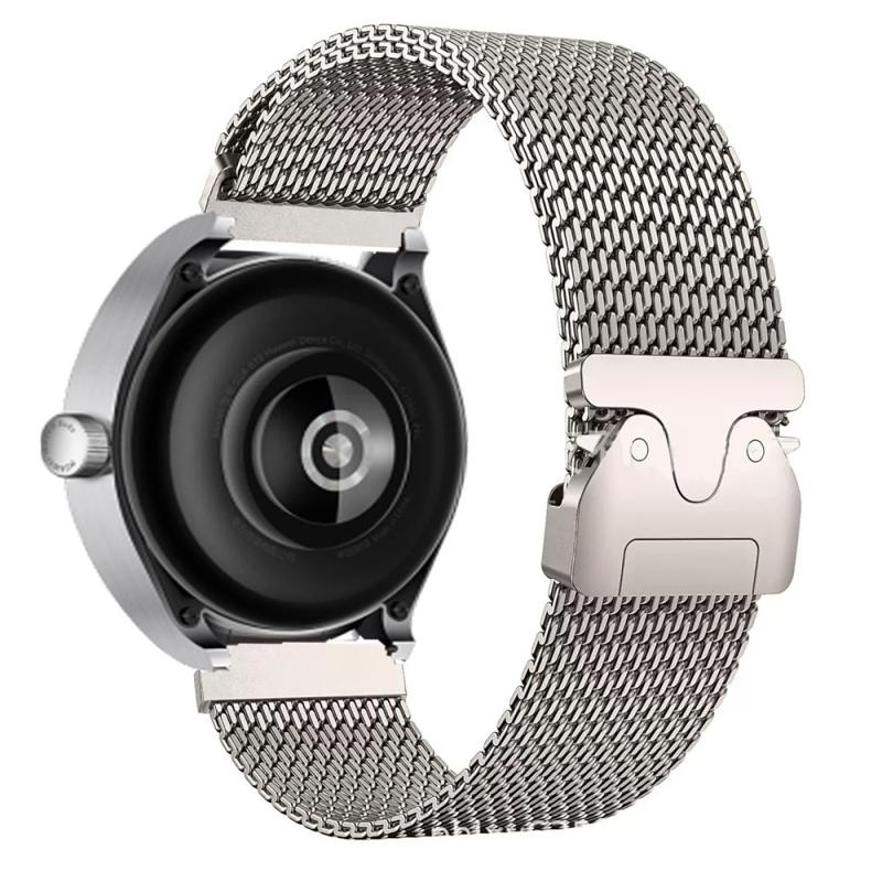 Xiaomi Uyumlu  Amazfit Pace Zore KRD-100 22mm Titanyum Hasır Kordon
