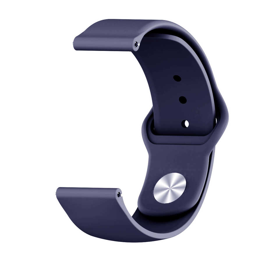 Xiaomi Uyumlu  Redmi Watch 5 Active KRD-11 22mm Silikon Kordon-Lacivert