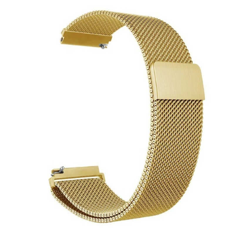 Xiaomi Uyumlu  Redmi Watch 5 Active Zore KRD-12 22mm Metal Kordon-Gold