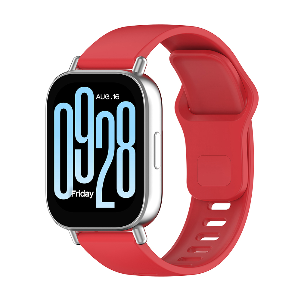 Xiaomi Uyumlu  Redmi Watch 5 Active Zore Klasik Kordon-Kırmızı