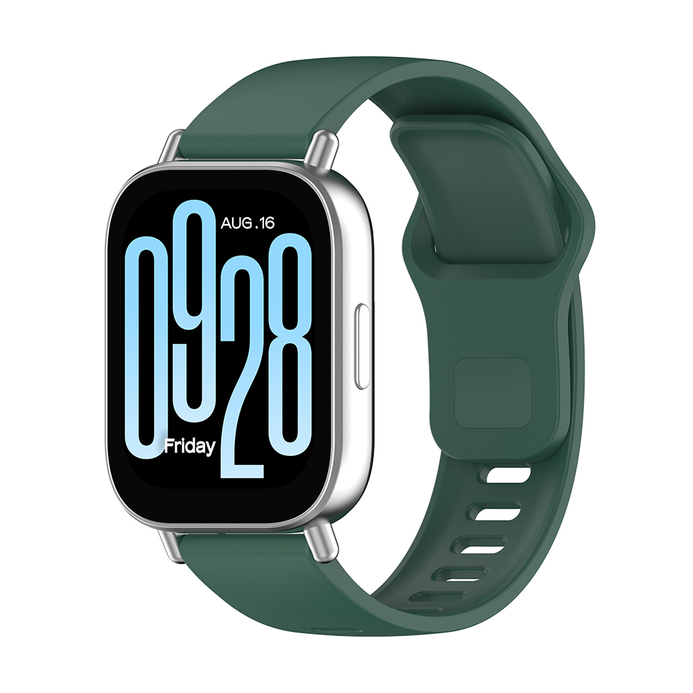 Xiaomi Uyumlu  Redmi Watch 5 Active Zore Klasik Kordon-Koyu yeşil
