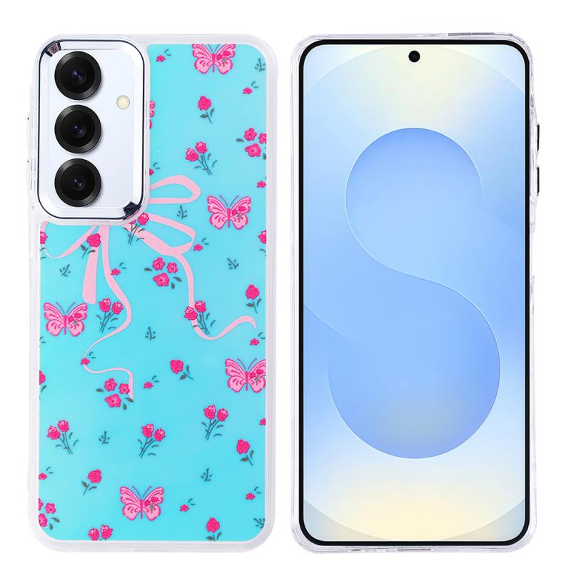 Galaxy Uyumlu S24 Plus Kılıf Airbag Tasarımlı Zore Hadra Kapak-Kelebek