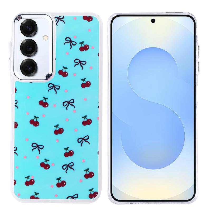 Galaxy Uyumlu S24 Plus Kılıf Airbag Tasarımlı Zore Hadra Kapak-Kiraz