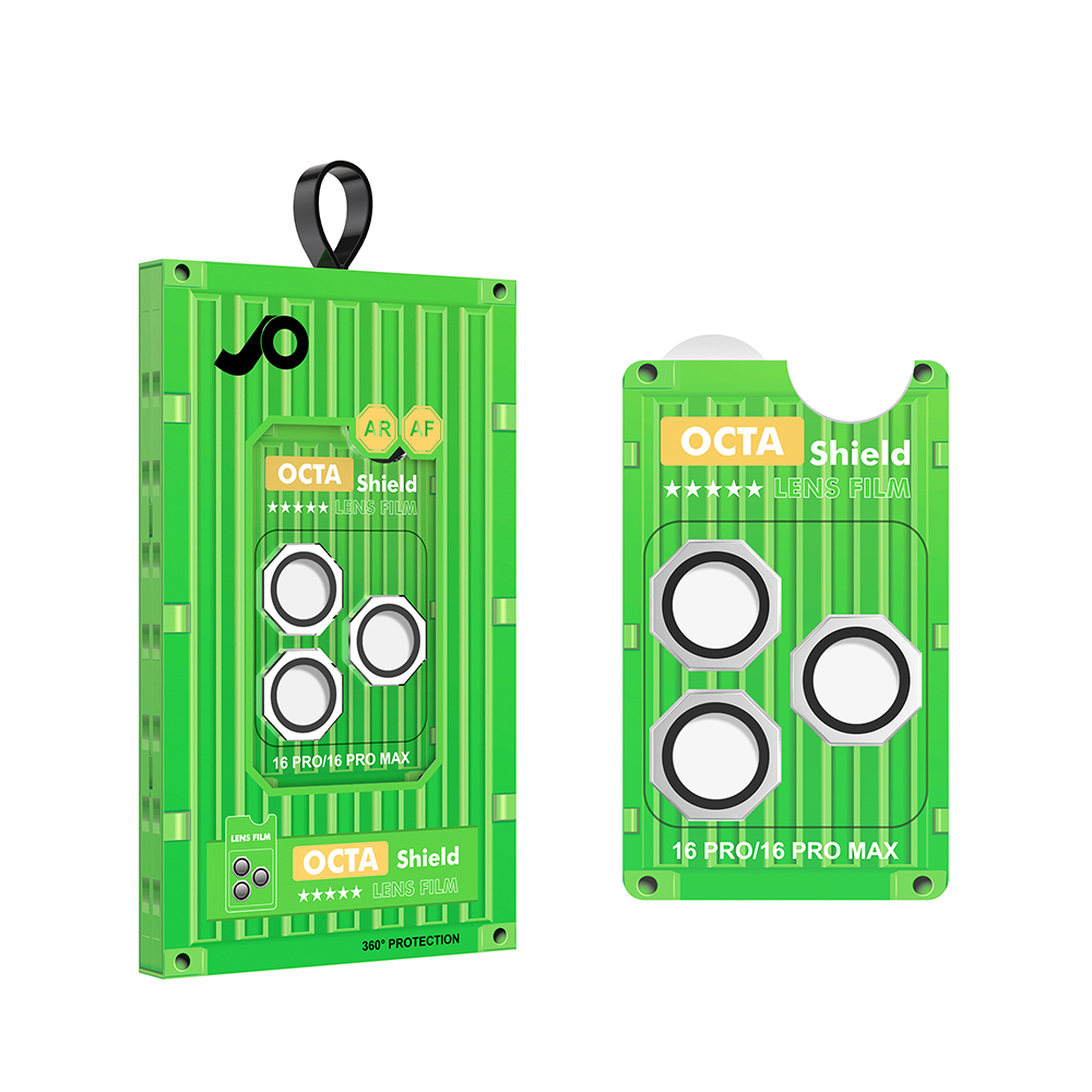 iPhone Uyumlu 16 Pro Zore CL-19 Kamera Lens Koruyucu-Gümüş