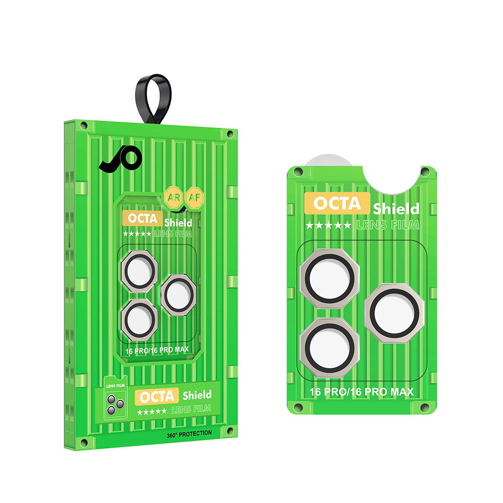 iPhone Uyumlu 16 Pro Max Zore CL-19 Kamera Lens Koruyucu-Titanyum-gri