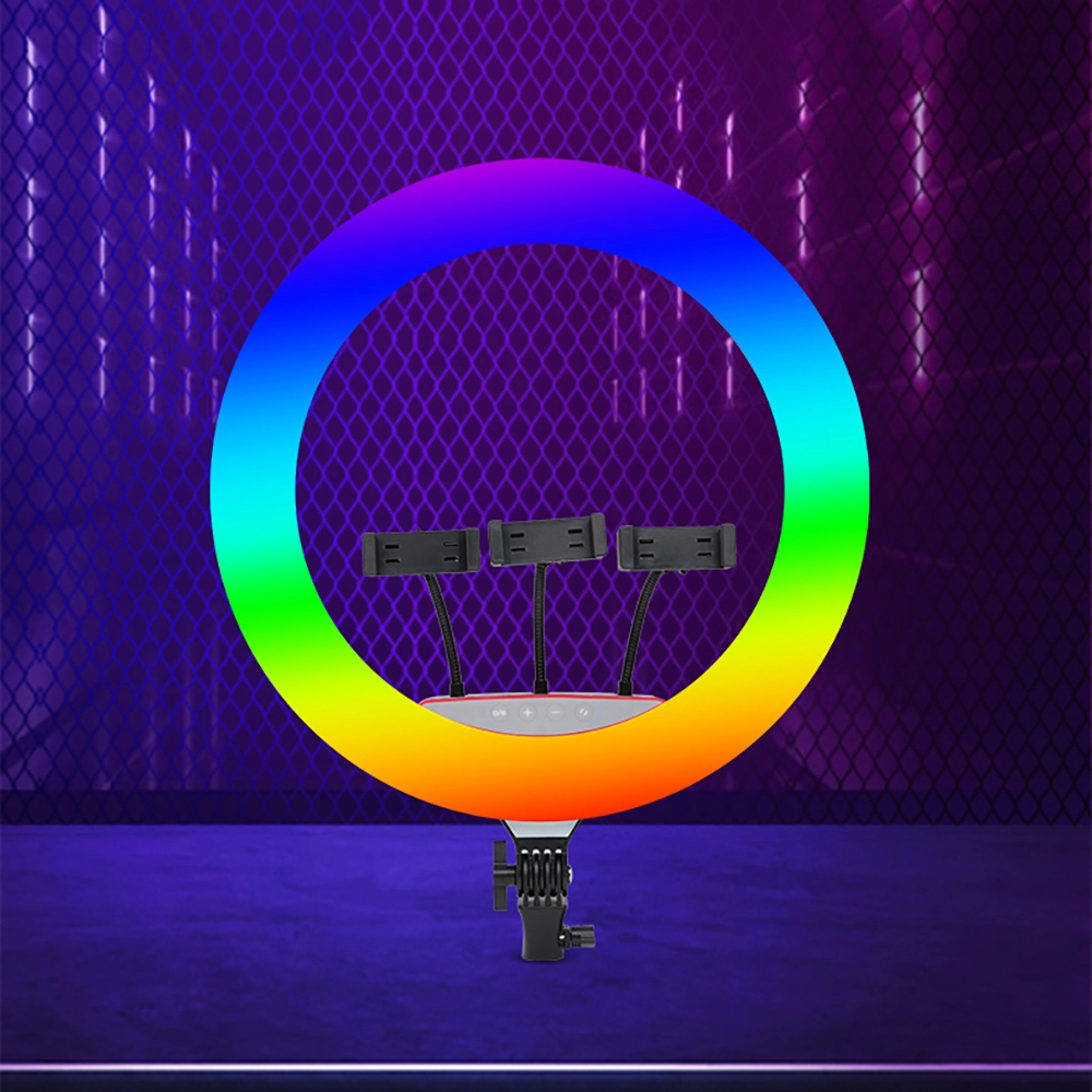 Zore LJJ18 RGB Light 45cm Işıklı Telefon Tutucu Ring Light