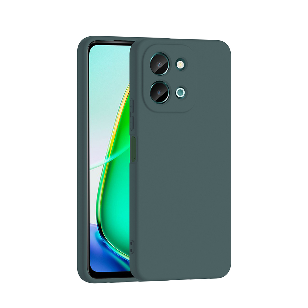 Vivo Y28 4G Kılıf Zore Mara Lansman Kapak-Koyu yeşil