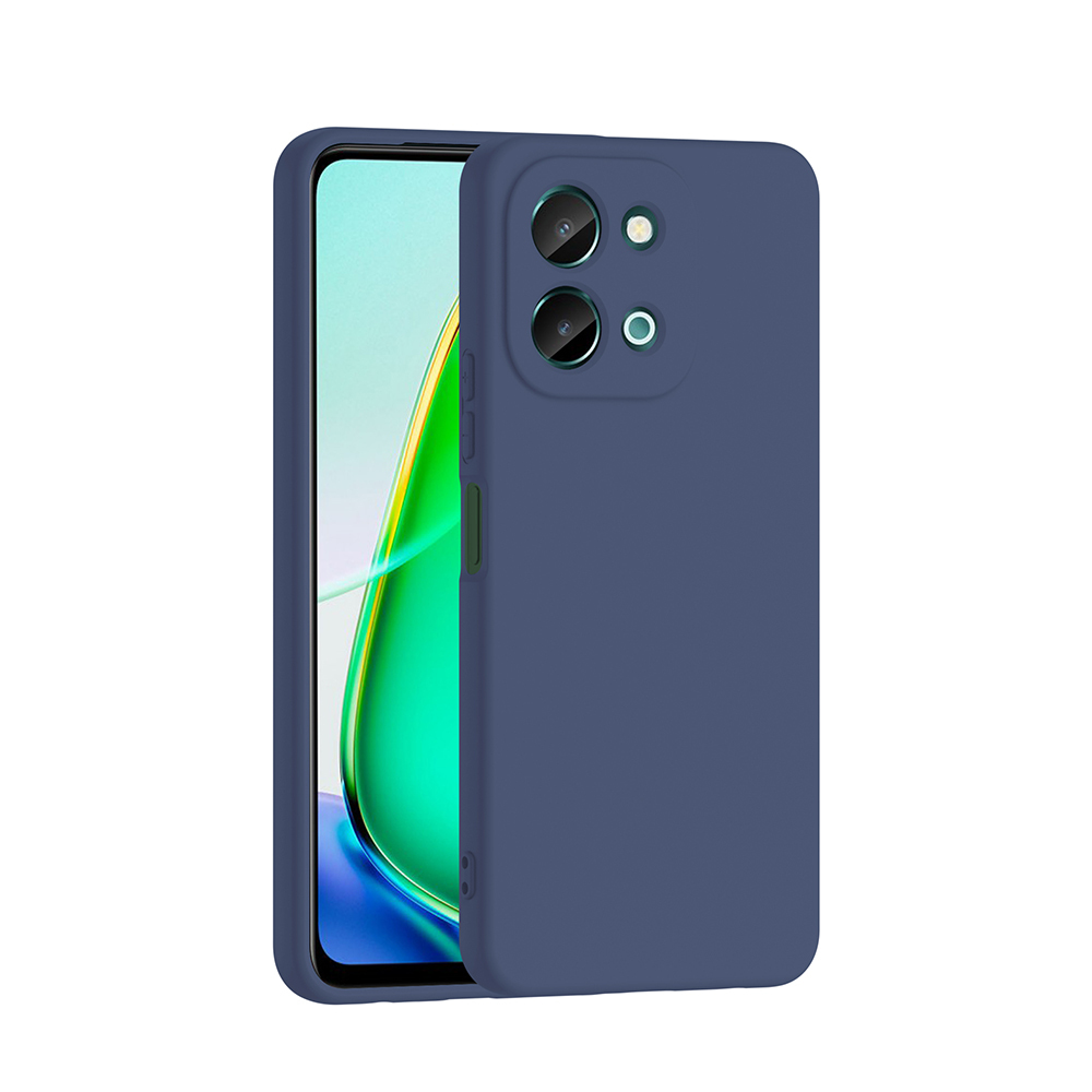 Vivo Y28 4G Kılıf Zore Mara Lansman Kapak-Lacivert