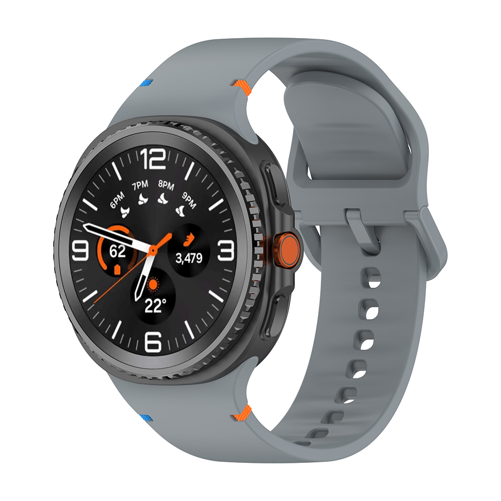 Galaxy Uyumlu Watch 8 Ultra Zore Klasik Kordon-Gri