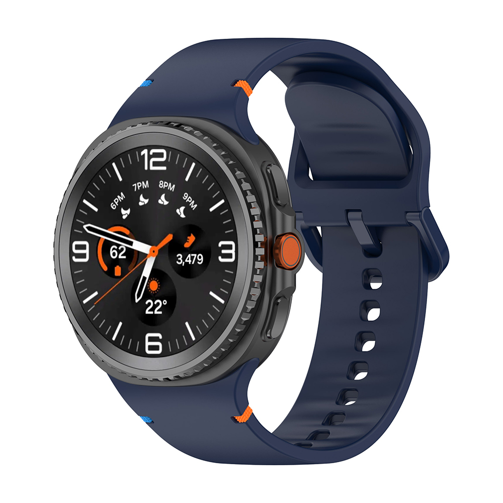 Galaxy Uyumlu Watch 8 Ultra Zore Klasik Kordon-Lacivert