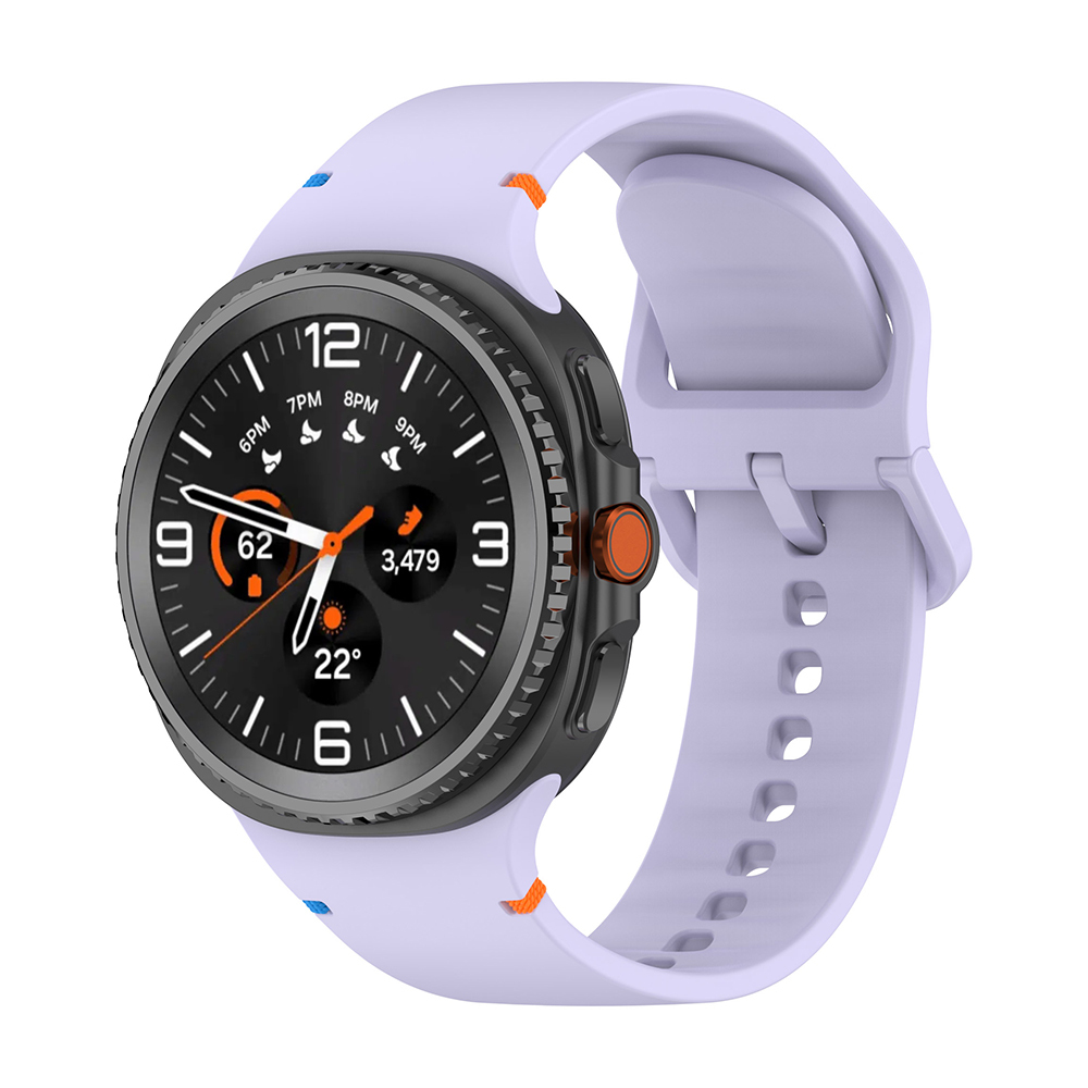 Galaxy Uyumlu Watch 8 Ultra Zore Klasik Kordon-Lila