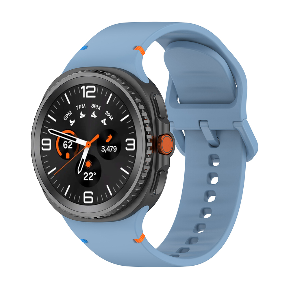 Galaxy Uyumlu Watch 8 Ultra Zore Klasik Kordon-Mavi