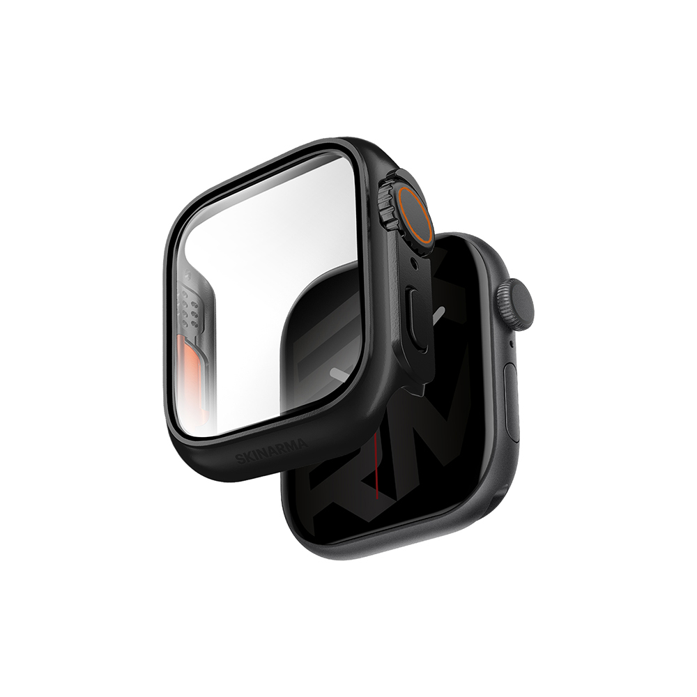 Watch 10 46mm Skinarma Gado Pro Dijital Taç Korumalı Kasa ve Ekran Koruyucu