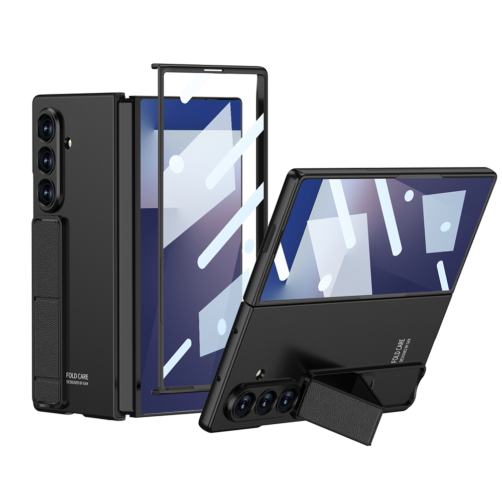 Galaxy Uyumlu Z Fold 7 Kılıf Standlı Zore Kıpta Qstand Kapak