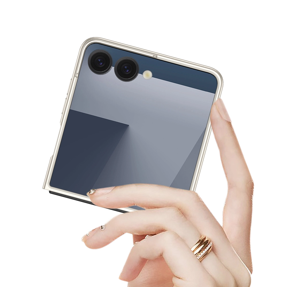 Galaxy Uyumlu Z Flip 7 Kılıf Zore Sert Kıpta Kapak