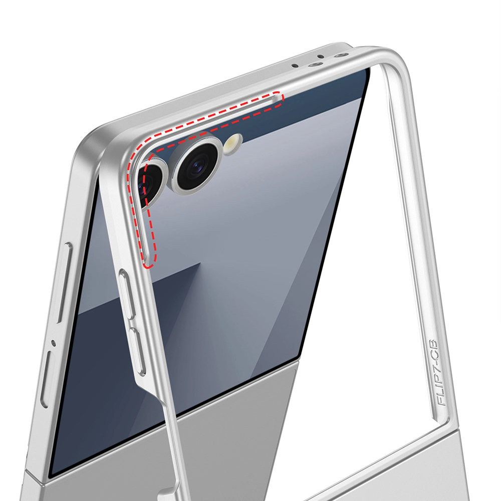 Galaxy Uyumlu Z Flip 7 Kılıf Zore Sert Kıpta Kapak