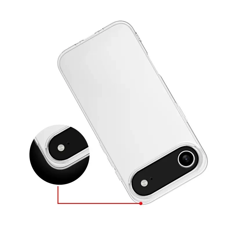 iPhone Uyumlu 17 Air Kılıf Zore Süper Silikon Kapak