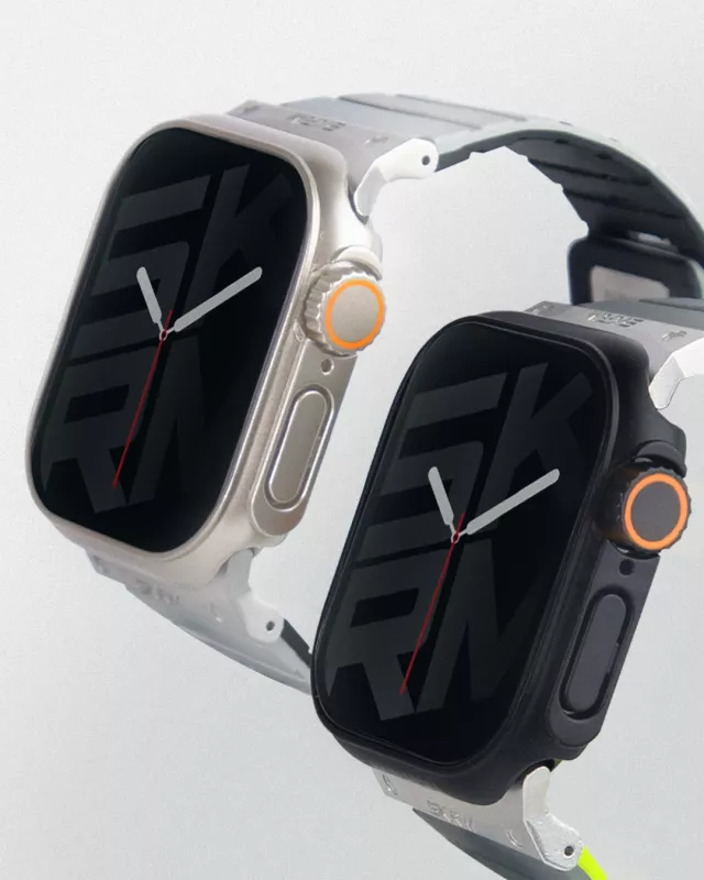 Watch 42mm Skinarma Gado Pro Dijital Taç Korumalı Kasa ve Ekran Koruyucu