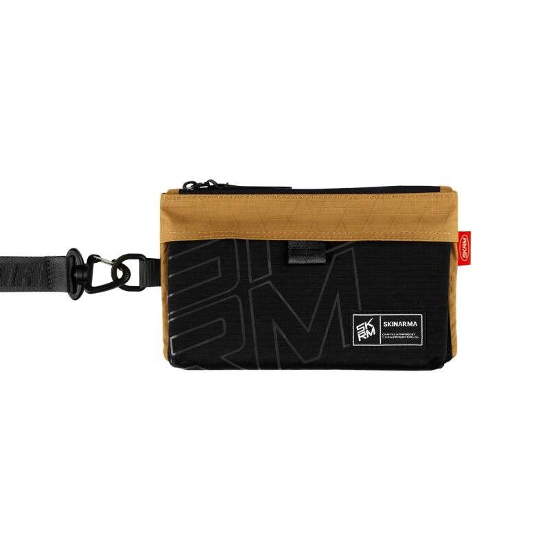 Skinarma Clutch Jager Boyun Askı Kayışlı Çapraz Vücut Çantası-Kahverengi