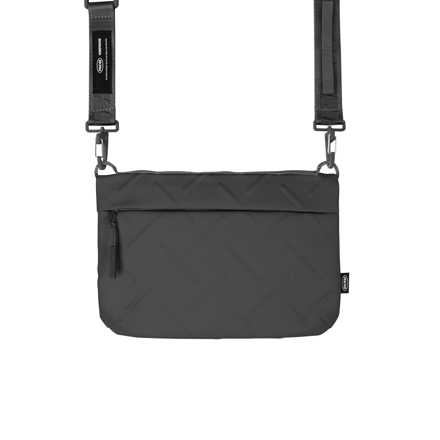 Skinarma Satchel Juno Desenli Naylon Scout Bilek Askı Kayışlı Aksesuar Çantası