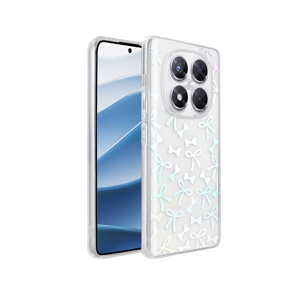 Xiaomi Uyumlu  Redmi Note 14 Pro 4G Kılıf Şeffaf Figürlü Zore Folk Sert Kapak-Fiyonk