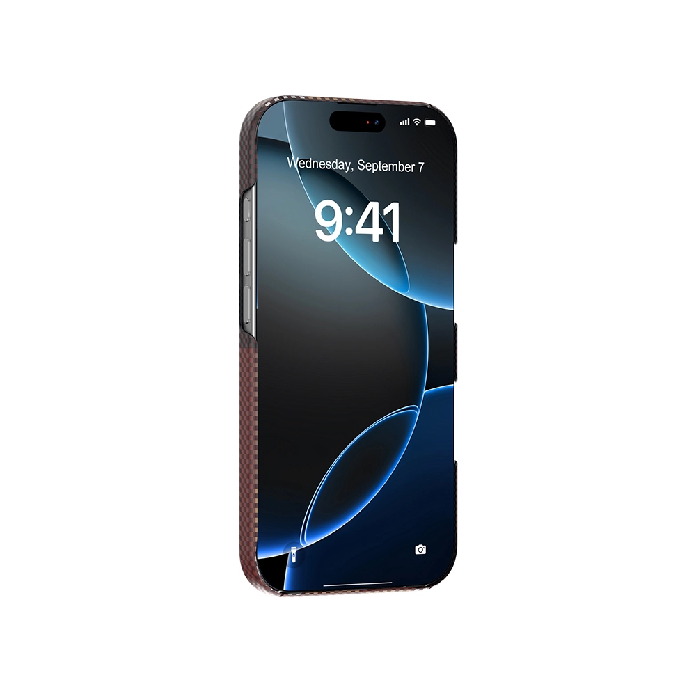 iPhone Uyumlu 17 Pro Max Kılıf M-safe Şarj Özellikli Raptic Aramid Skin Transform Serisi Karbon Kapak