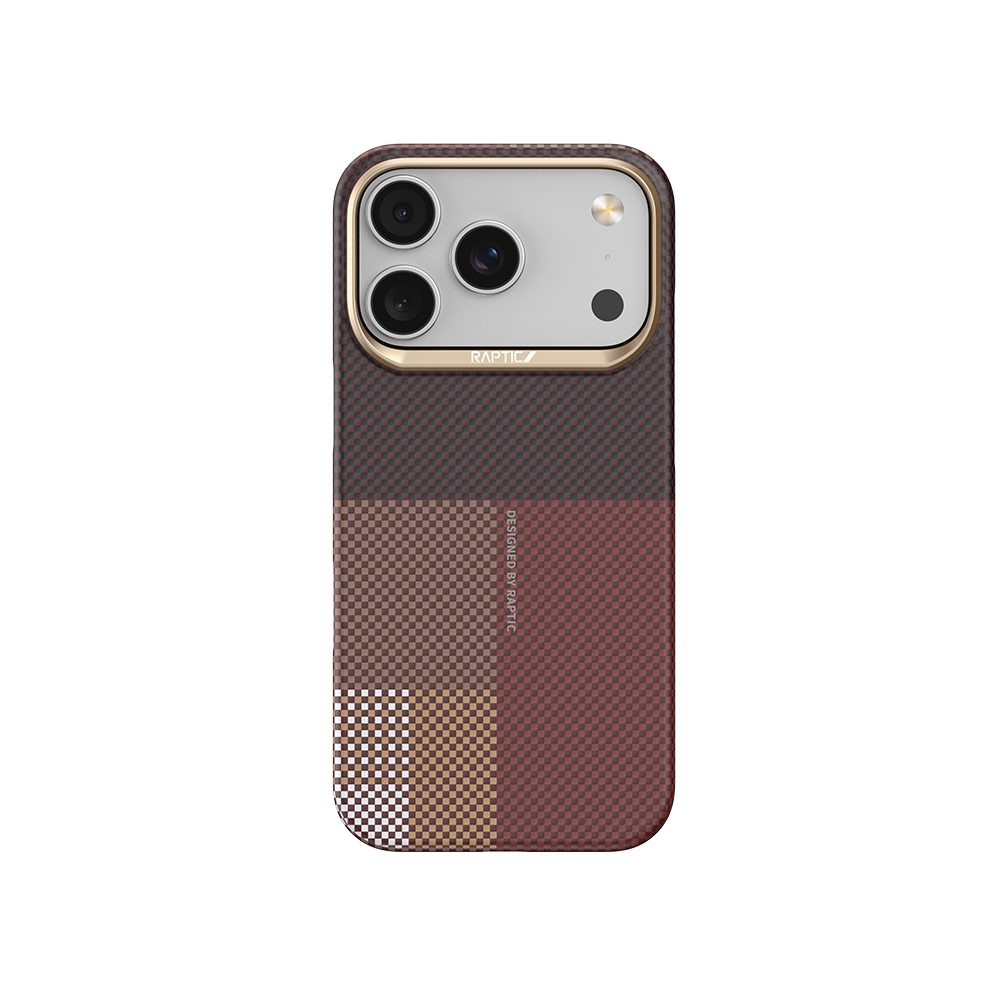 iPhone Uyumlu 17 Pro Max Kılıf M-safe Şarj Özellikli Raptic Aramid Skin Transform Serisi Karbon Kapak