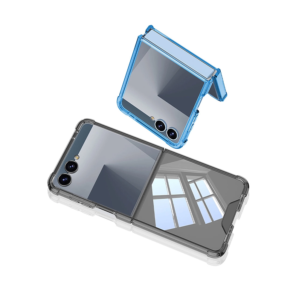 Galaxy Uyumlu Z Flip 7 Kılıf Zore Full Camlı Kıpta Kapak