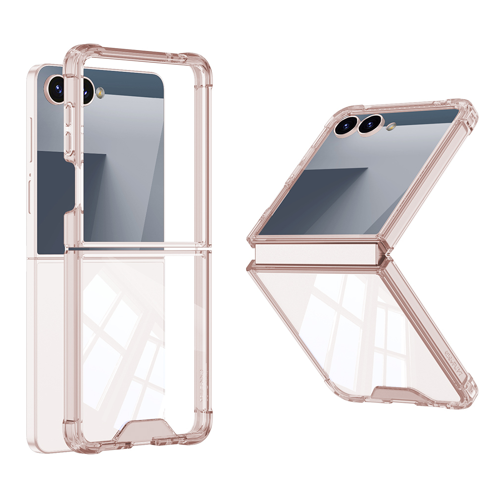 Galaxy Uyumlu Z Flip 7 Kılıf Zore Full Camlı Kıpta Kapak