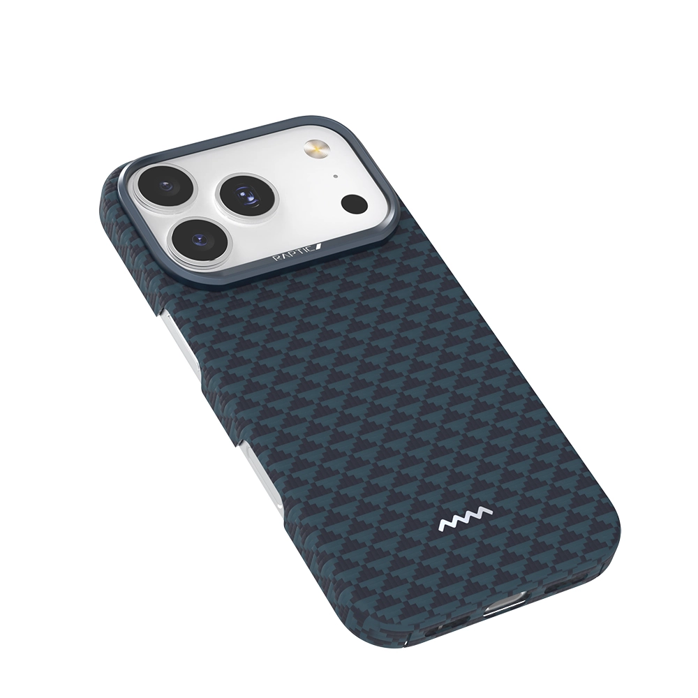 iPhone Uyumlu 17 Pro Max Kılıf M-safe Şarj Özellikli Raptic Aramid Skin Origin Serisi Karbon Kapak