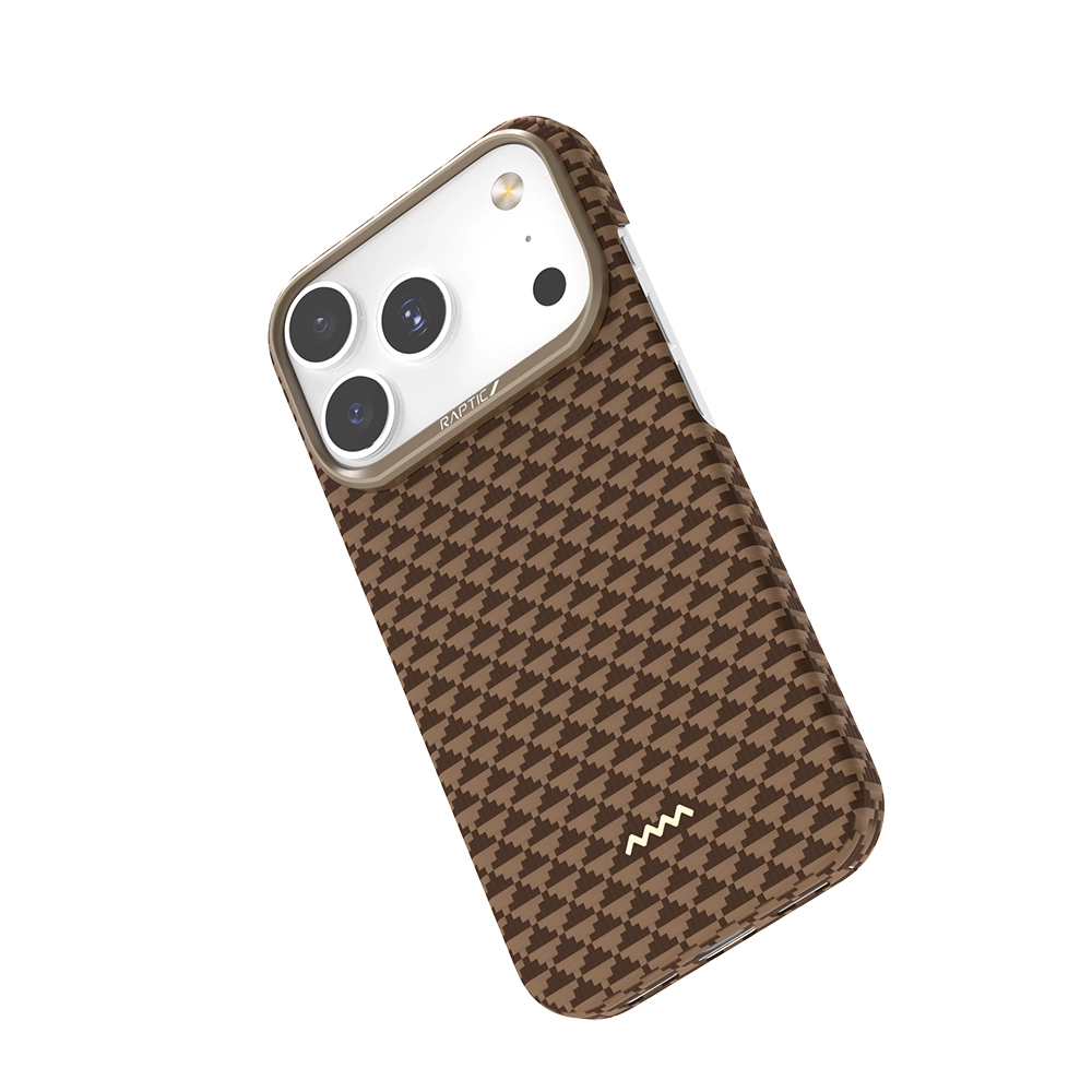 iPhone Uyumlu 17 Pro Max Kılıf M-safe Şarj Özellikli Raptic Aramid Skin Origin Serisi Karbon Kapak