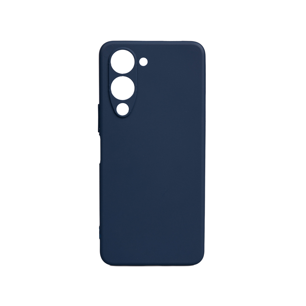 Vivo Y19 Kılıf Zore Biye Silikon-Lacivert