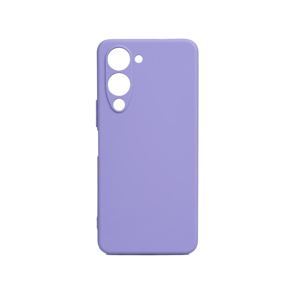 Vivo Y19 Kılıf Zore Biye Silikon-Lila