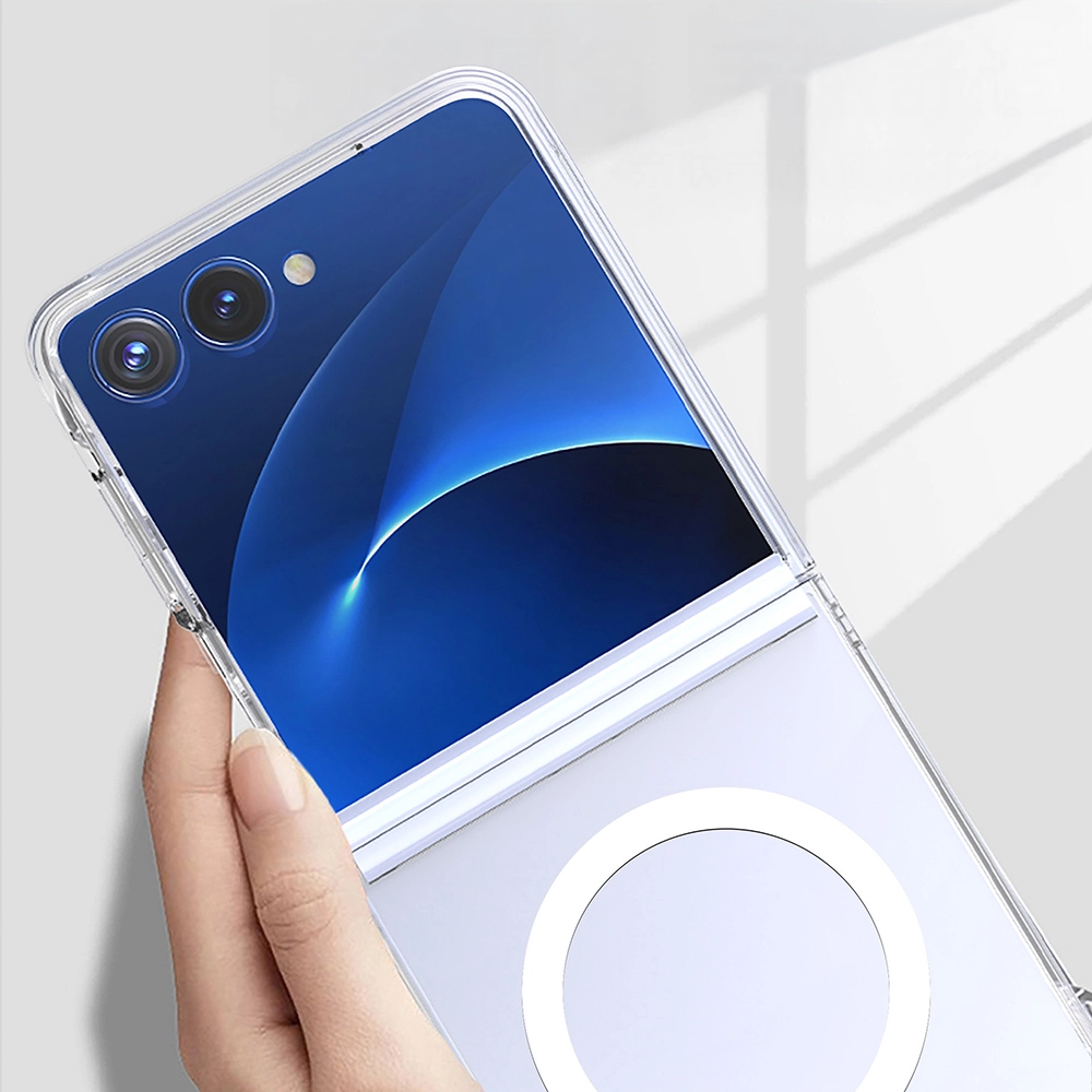 Galaxy Uyumlu Z Flip 7 Kılıf Kamera Korumalı M-safe Sert PC Zore Porto Kapak