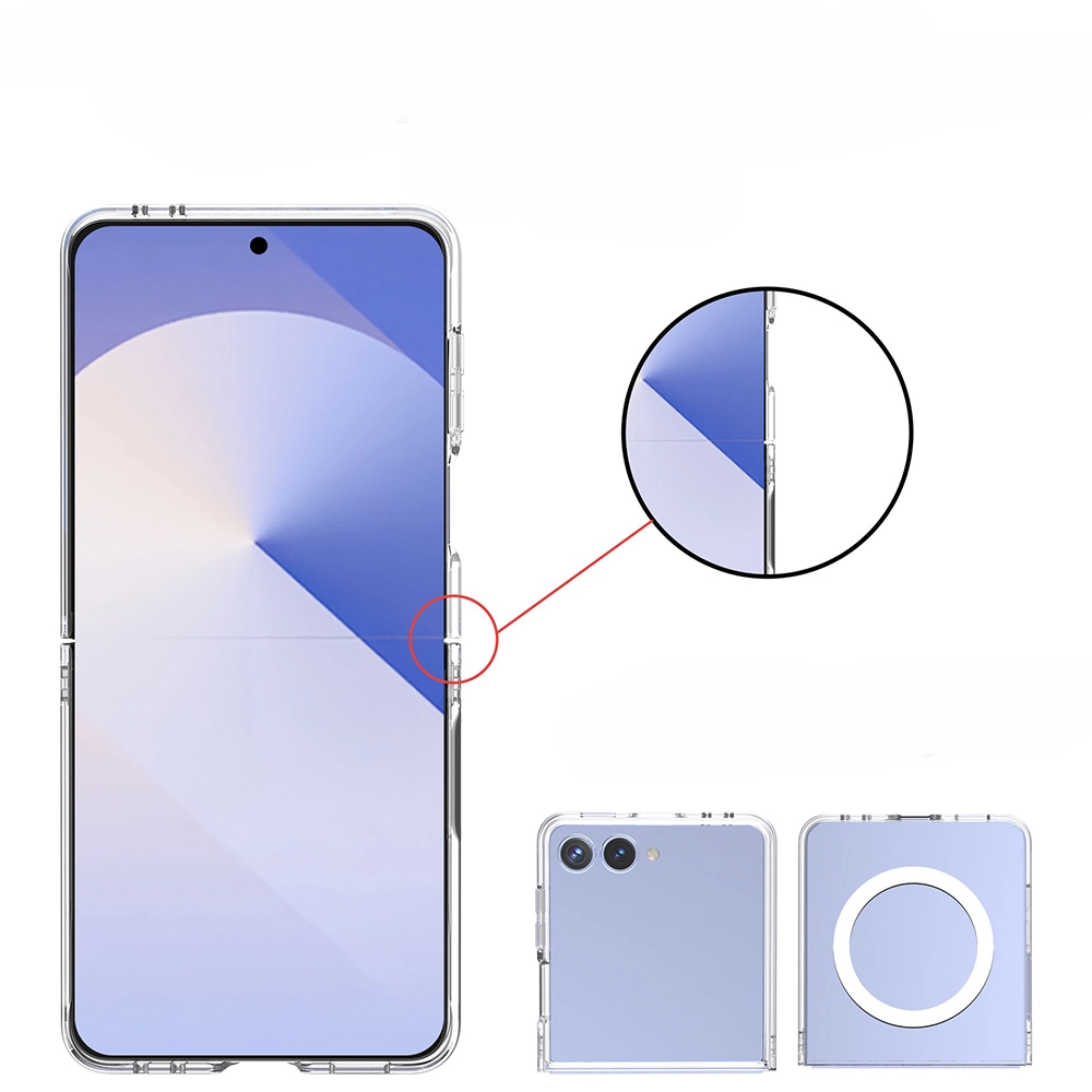 Galaxy Uyumlu Z Flip 7 Kılıf Kamera Korumalı M-safe Sert PC Zore Porto Kapak