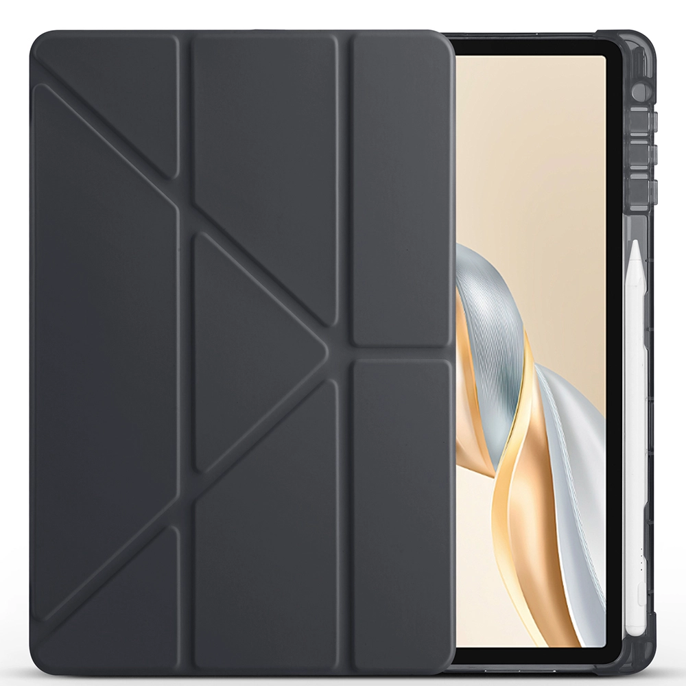 Honor Pad X9 Pro Kılıf Zore Tri Folding Kalem Bölmeli Standlı Kılıf
