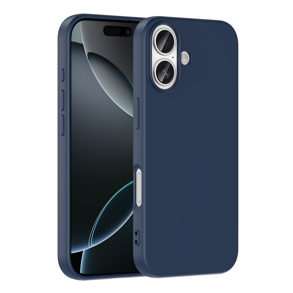 iPhone Uyumlu 17 Kılıf Zore Mara Lansman Kapak-Lacivert