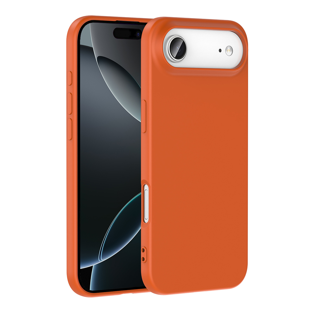 iPhone Uyumlu 17 Air Kılıf Zore Mara Lansman Kapak-Turuncu