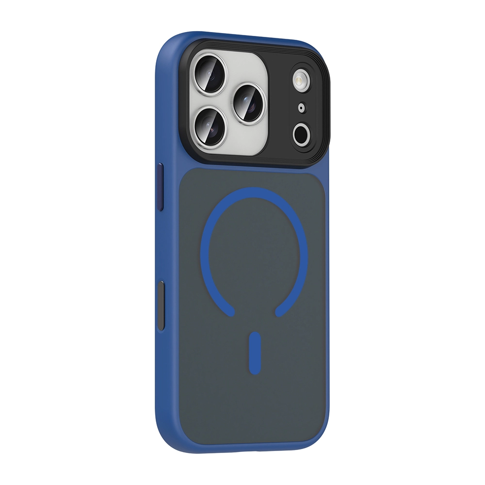 iPhone Uyumlu 17 Pro Kılıf Mat Arka Yüzey Wireless Şarj Özellikli Zore Flet M-safe Kapak