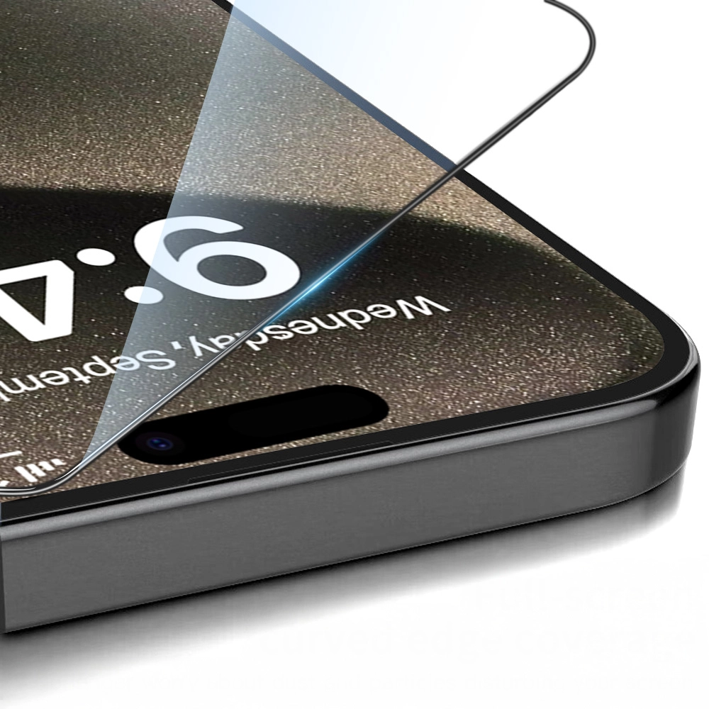 iPhone Uyumlu 13 Zore 3D Oliv HD Temperli Cam Ekran Koruyucu + Kolay Uygulama Aparatı