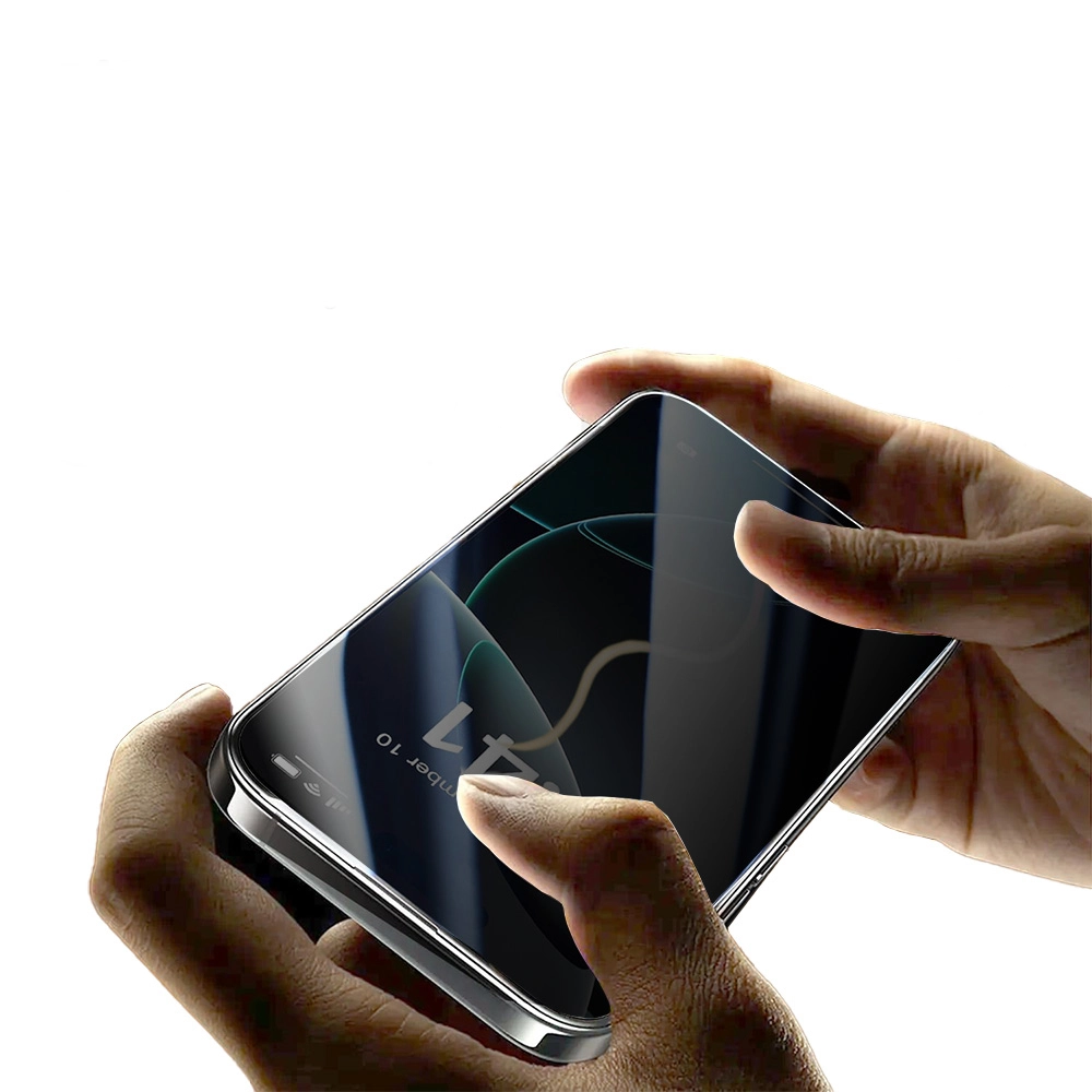iPhone Uyumlu 13 Zore 2.5D Oliv Hayalet Temperli Cam Ekran Koruyucu + Kolay Uygulama Aparatı