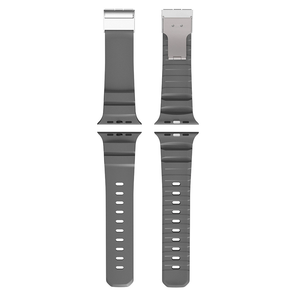 Watch 42mm Zore KRD-145 Metal Tokalı Silikon Kordon