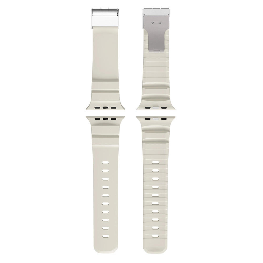 Watch 44mm Zore KRD-145 Metal Tokalı Silikon Kordon