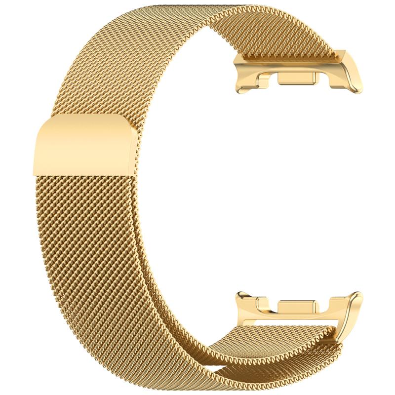 Galaxy Uyumlu Watch 8 Zore KRD-01 Metal Kordon-Gold