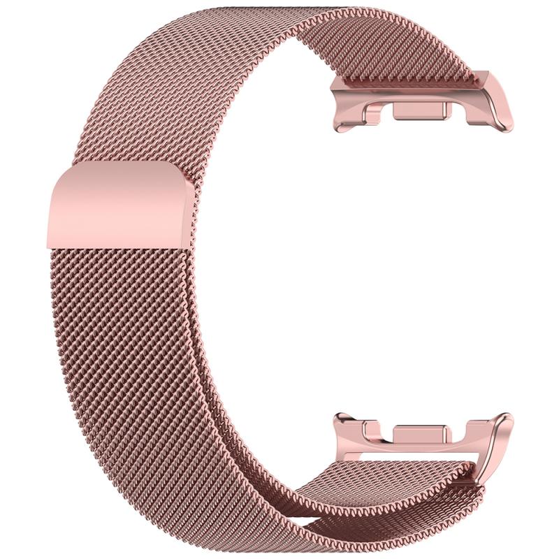 Galaxy Uyumlu Watch 8 Zore KRD-01 Metal Kordon-Pembe