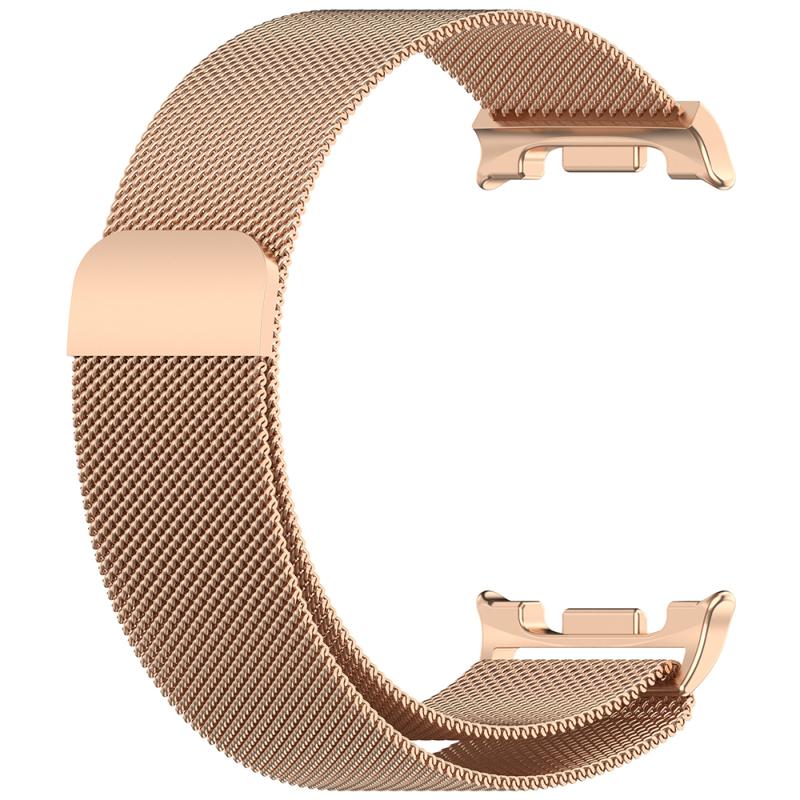 Galaxy Uyumlu Watch 8 Zore KRD-01 Metal Kordon-Rose gold
