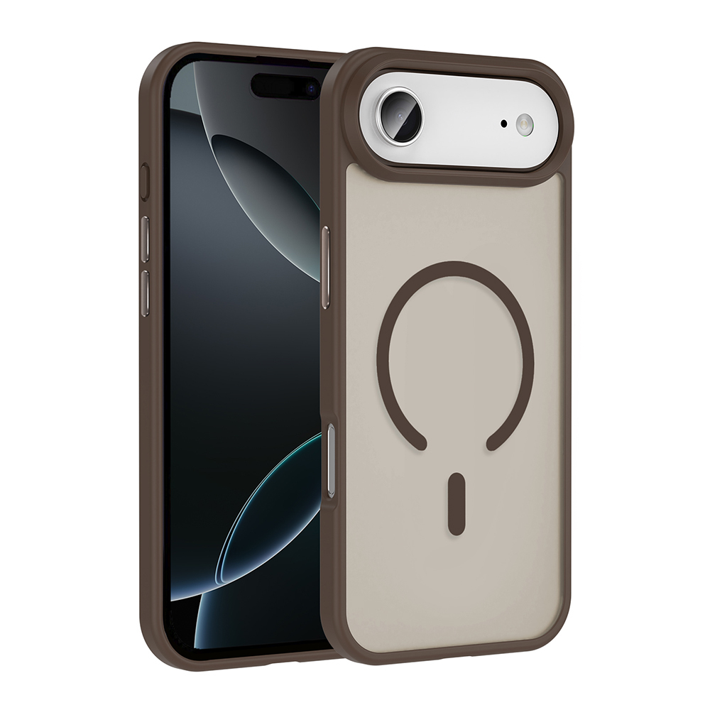 iPhone Uyumlu 17 Air Kılıf M-safe Şarj Özellikli Mat Arka Yüzey Zore Sio Kapak