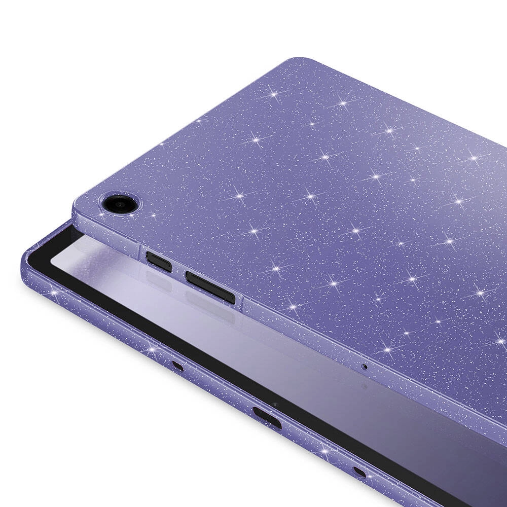 Galaxy Uyumlu Tab S10 FE Simli Parlak Görünümlü Zore Tablet Koton Kılıf